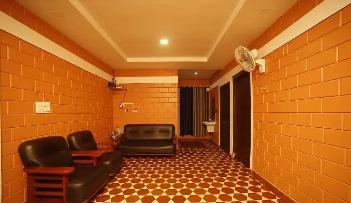 Lounge seating inside the Heritage Villa