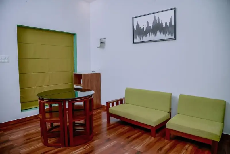 Lounge and dining corner in La Vista Villa